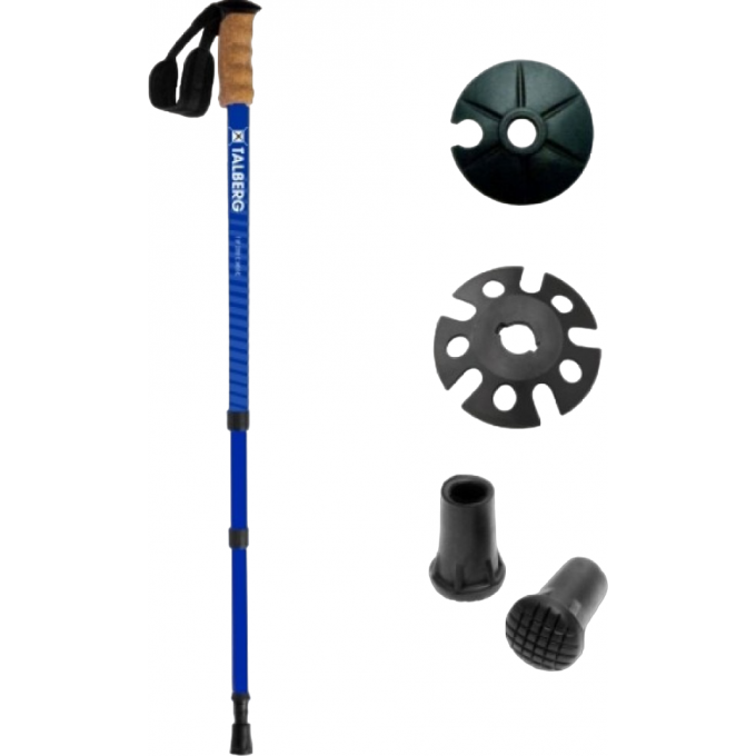 Палки треккинговые TALBERG ULTRA-Z POLE (синий) 4603735103228 Палки треккинговые TALBERG ULTRA-Z POLE (синий) 4603735103228